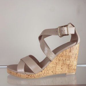 Cole Haan Crisscross Wedge Sandals